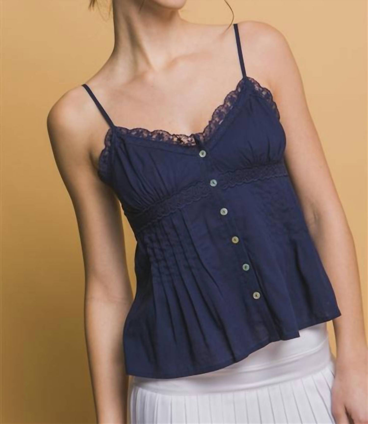 Love Tree - Lace Linen Top
