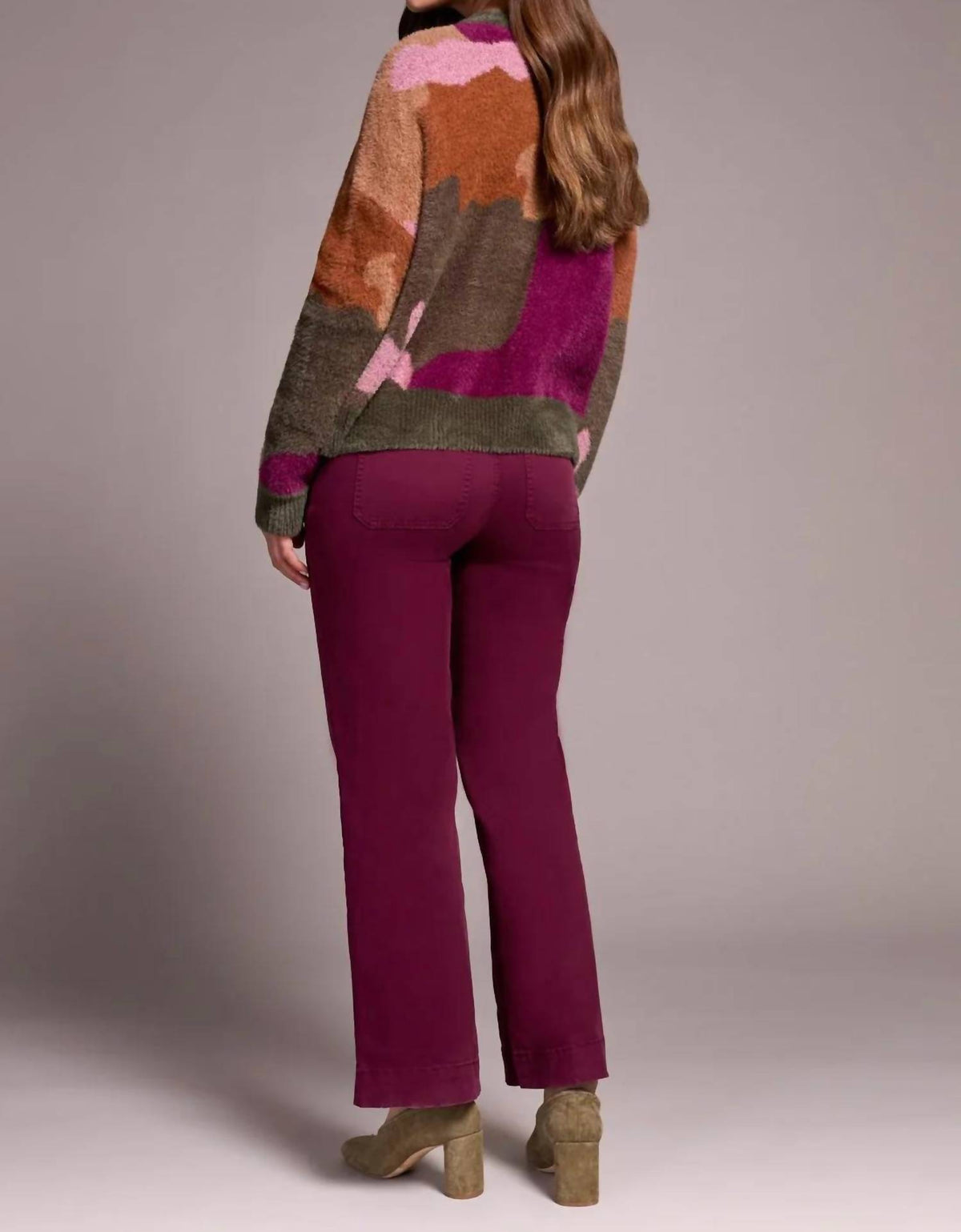 Tribal - Fenna Fuzzy Intarsia Sweater