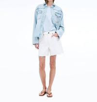 Slvrlake - Sienna Cut Off Mid Rise Shorts