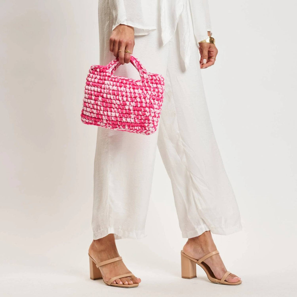 Moda Luxe - Women's Bubblegum Top Handle Bag
