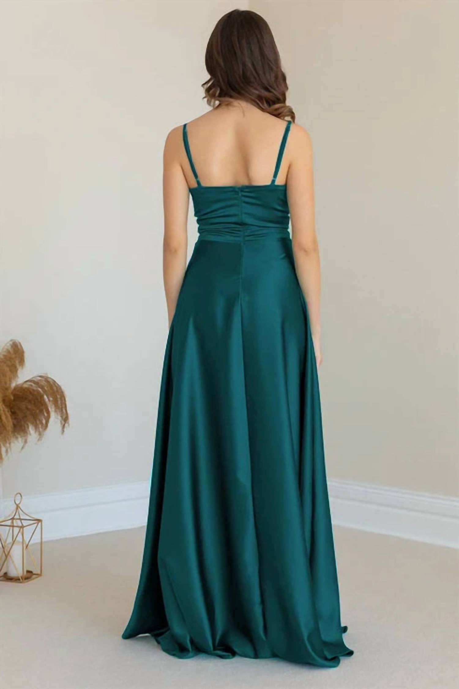Juliet - Spaghetti Strap Evening Dress