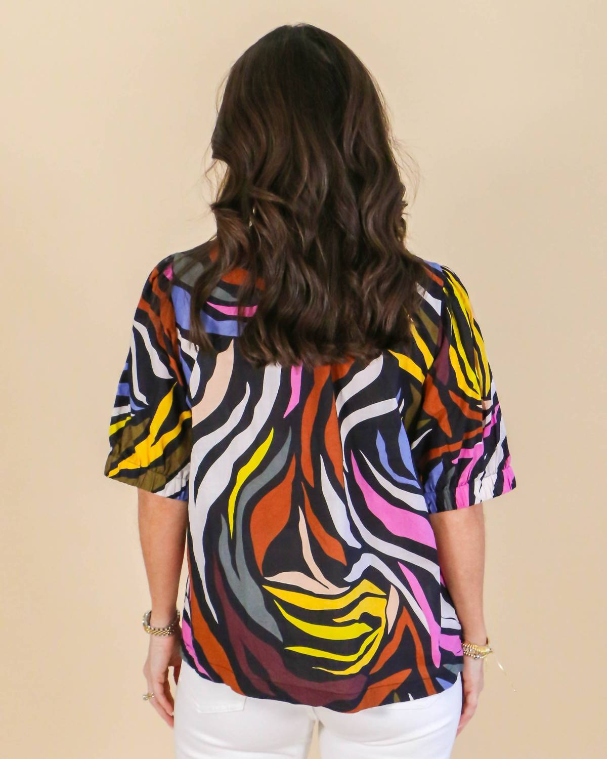 Ivy Jane - Multi Zebra Top