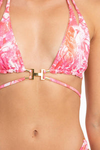 Steffany Milano - Printed Swimsuit With Hardware Set