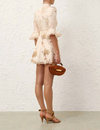 Zimmermann - Women's Applique Mini Dress