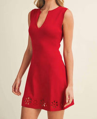 Klesis - Eyelet Mini Dress