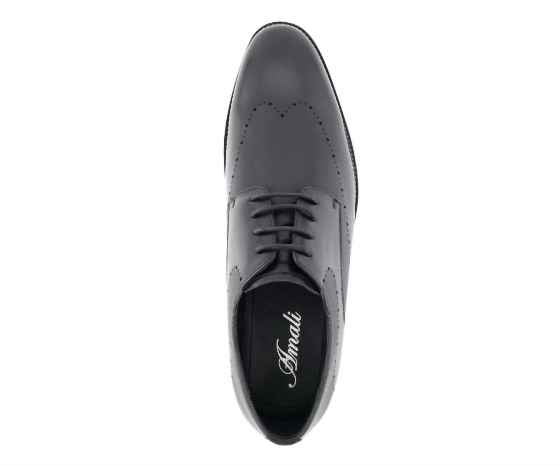 Amali Men's Luke Derby Shoes in black - men's shoe - view 4
