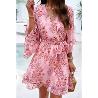 Supreme Fashion - Charity Floral Wrap Mini Dress
