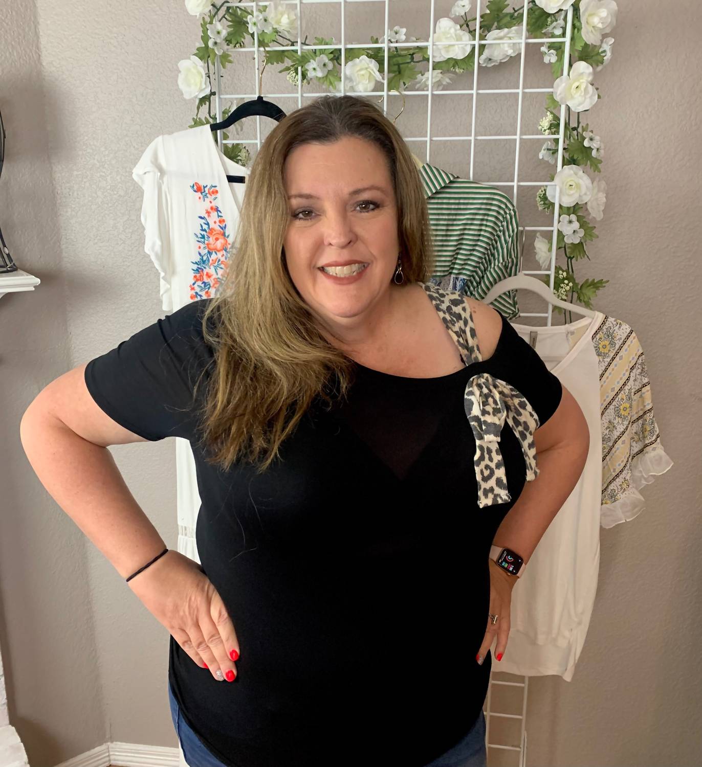 Bibi - Angela Cold Shoulder Top