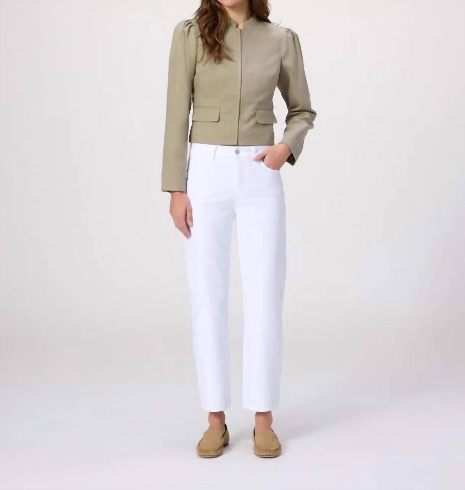 Paige - Mason Straight Leg Ankle Jeans