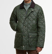 Barbour Essential Bedale Quilted Jacket in olive - men's jacket