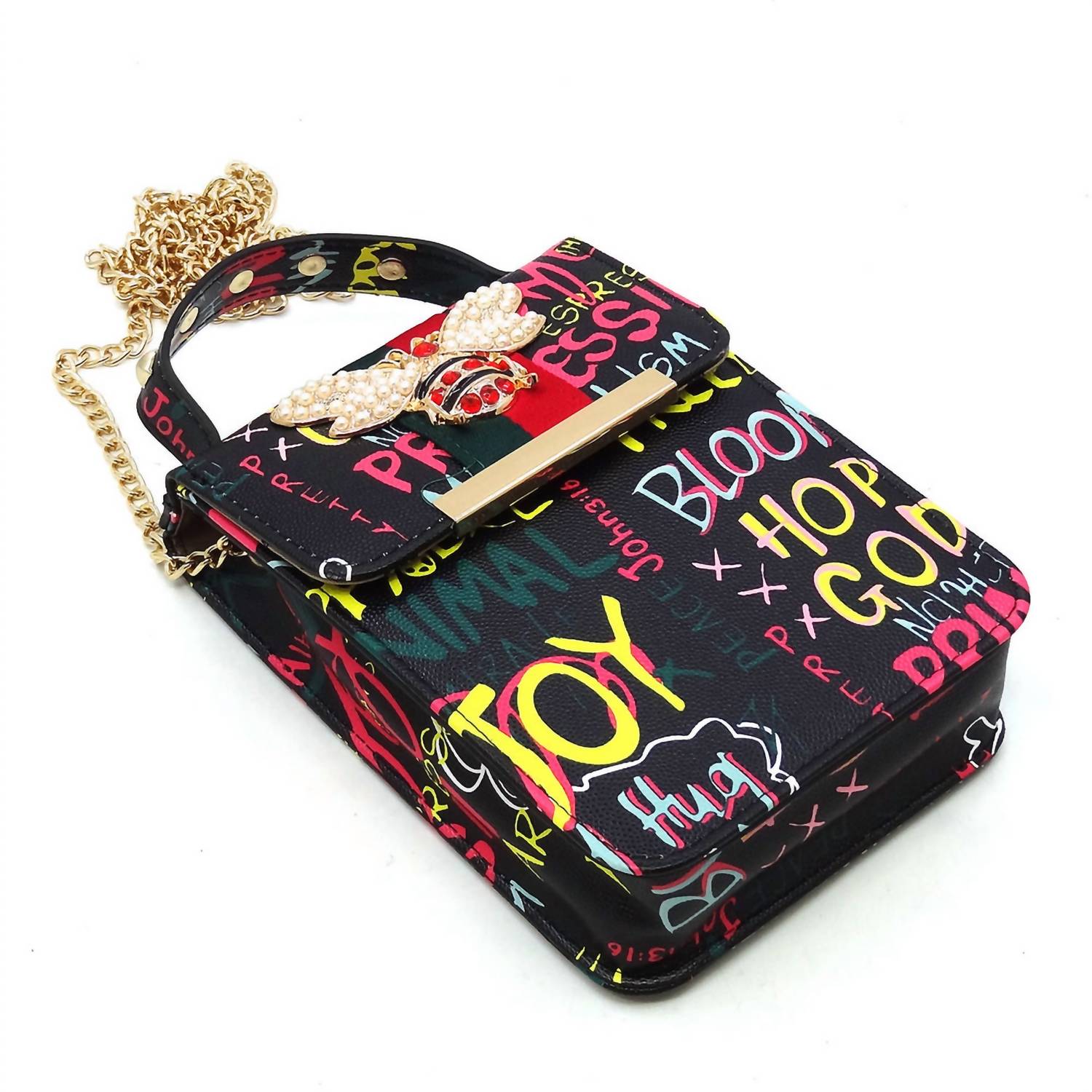 ALBA HANDBAG Women's Queen Bee Mini Bag in black - women's bag - alternate view