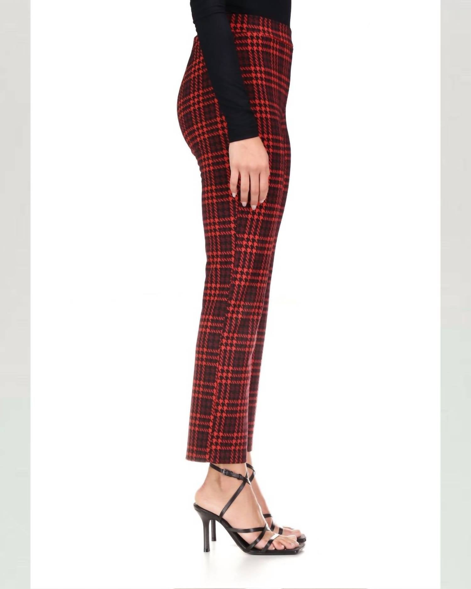 Sanctuary Carnaby Kick Crop Pants in flame pop - women's pants - detail view