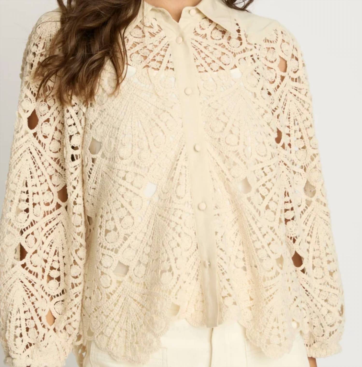 Caballero - Juliette Button-front Blouse