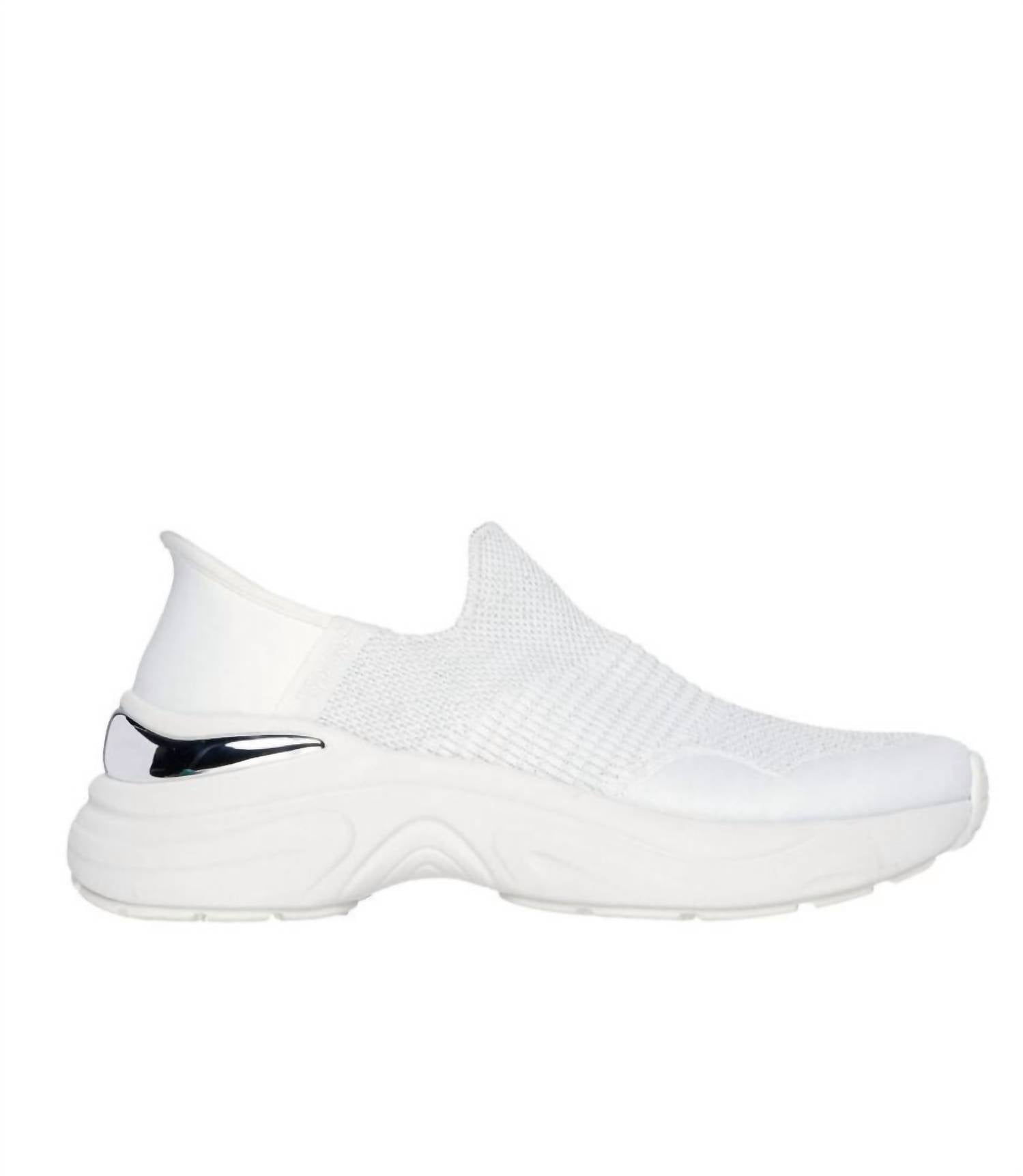 Skechers Women's Hazel-priya Shoes in white silver - women's sneaker