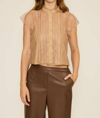 Lucy Paris - DUTCHESS LACE TOP