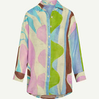 Vitamin A - Playa Linen Boyfriend Shirt