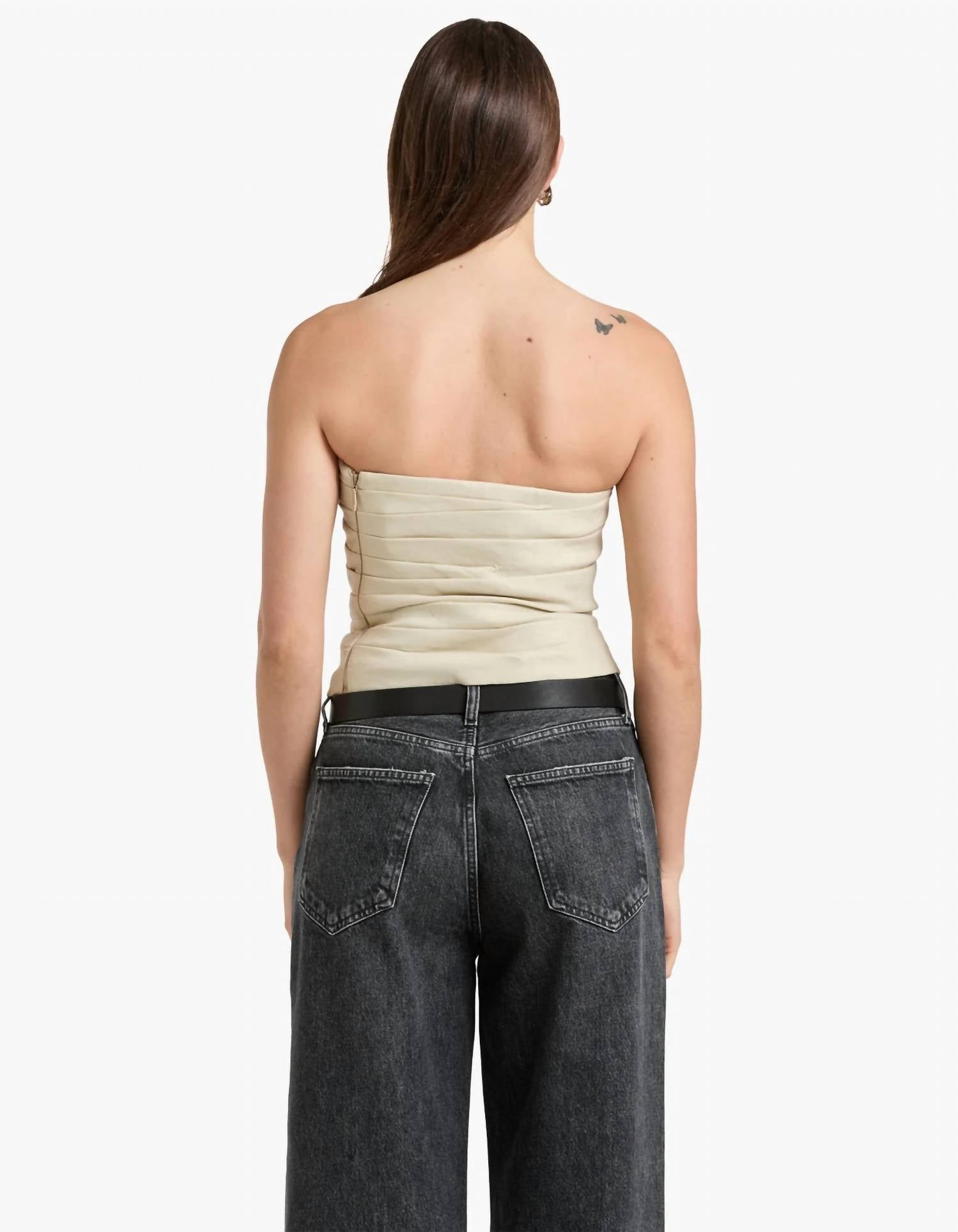 Shona Joy - Kasbah Strapless Draped Bodice Top