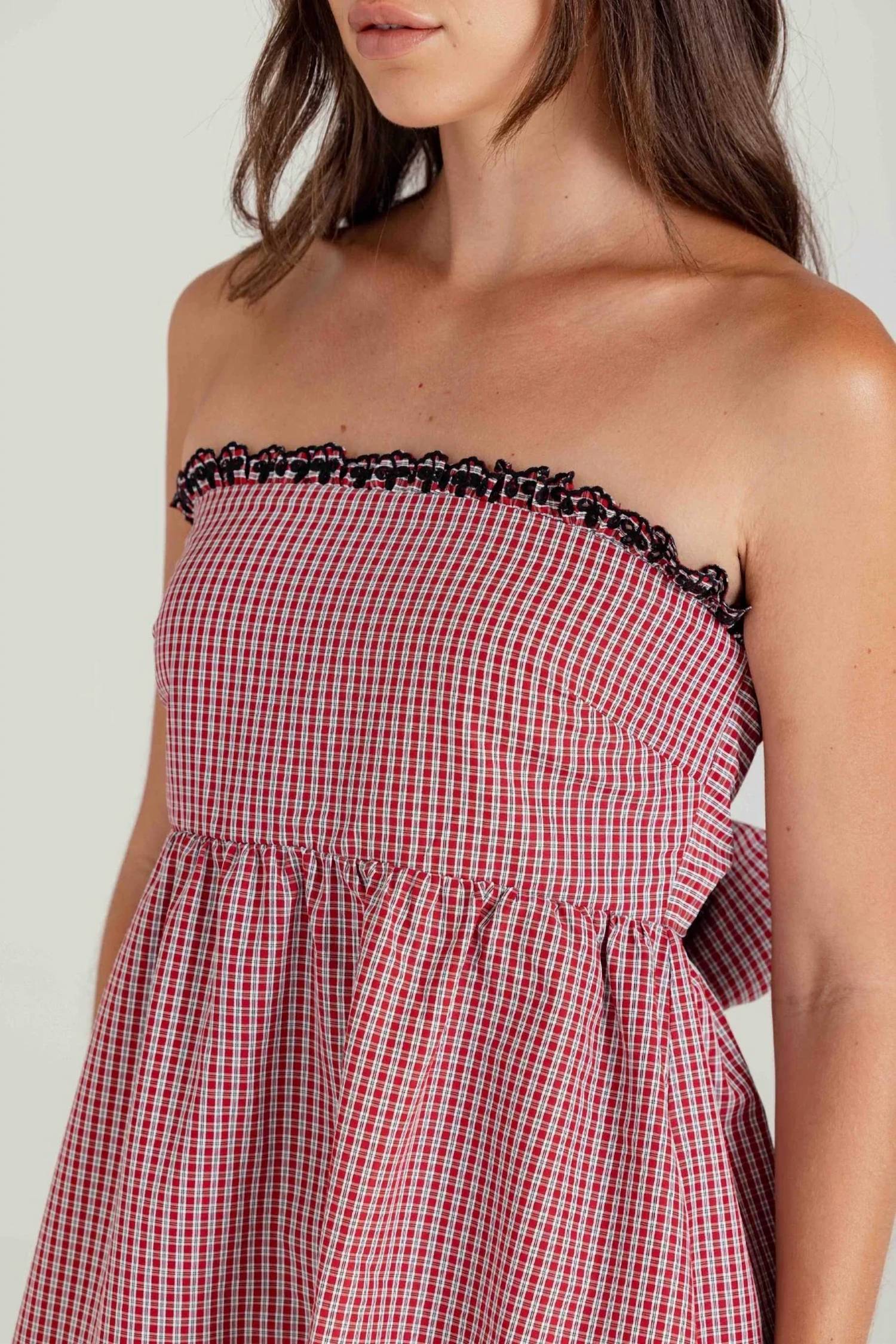 Sundays - Logan Strapless Midi Dress