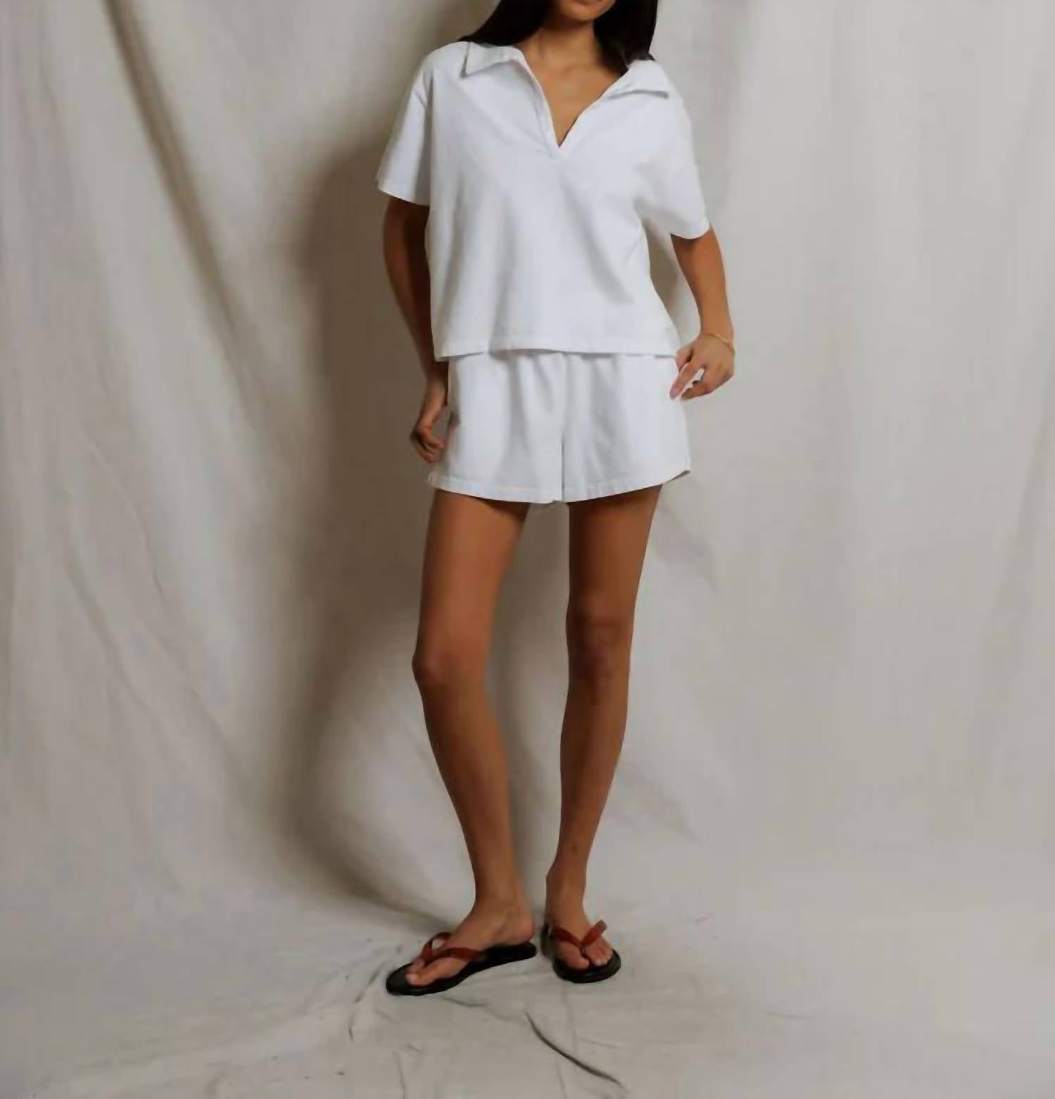 Perfectwhitetee - Liz Tennessee Jersey Pull On Short