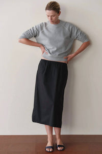 Donni. - Pop Elastic Waistband Skirt