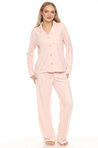 Pj Salvage - Terry Cable Crew Pajama Set