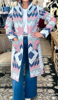 Ida Mae Home - Adeline Americana Quilted Duster