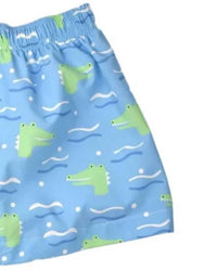Funtasia Too - Boys Gators Print Swim Trunks