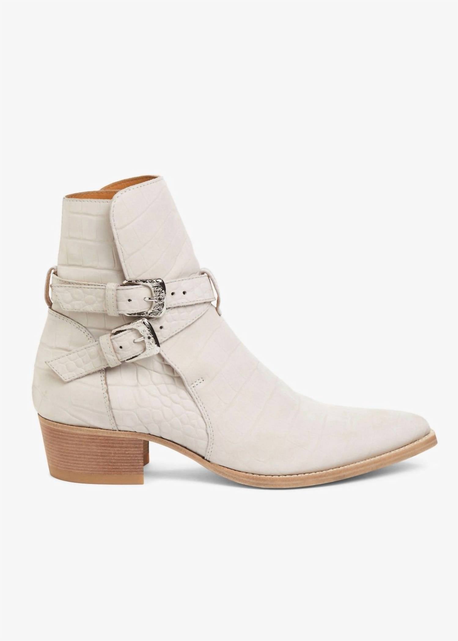 Amiri - Men's Croc Embossed Jodhpur Boots