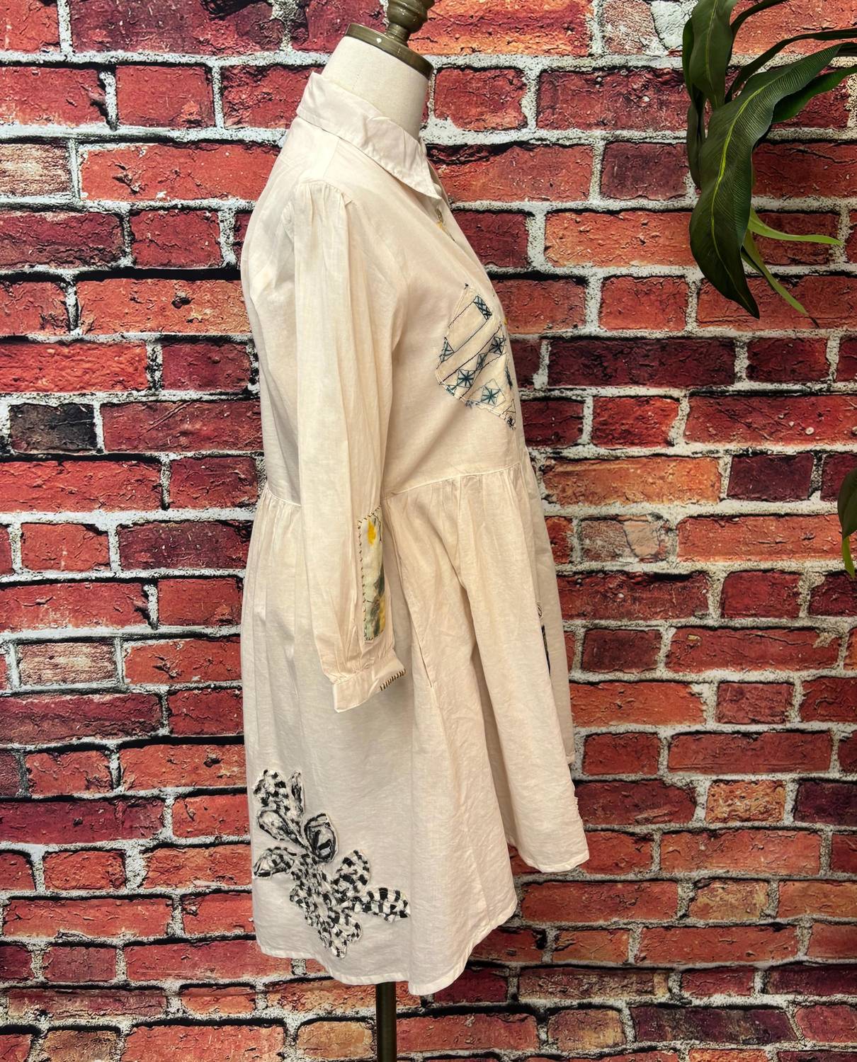 Paperlace - Women's Vintage Storybook Cotton Shirt Dress