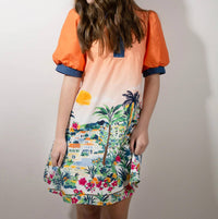 Entro - Willow V-Neck Mini Dress