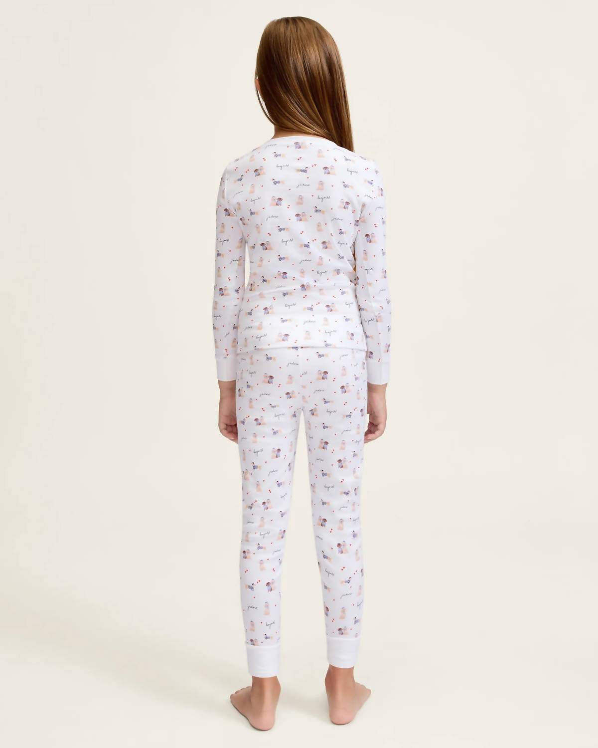 Petite Plume - Le Woof Valentine's Pajamas