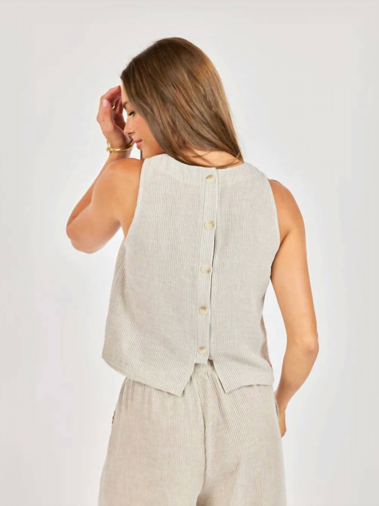 Sadie & Sage - Garden Sun Bottom Tank Top