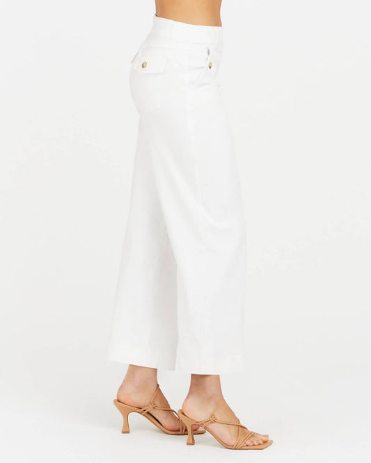Spanx - STRETCH TWILL CROPPED WIDE LEG PANT