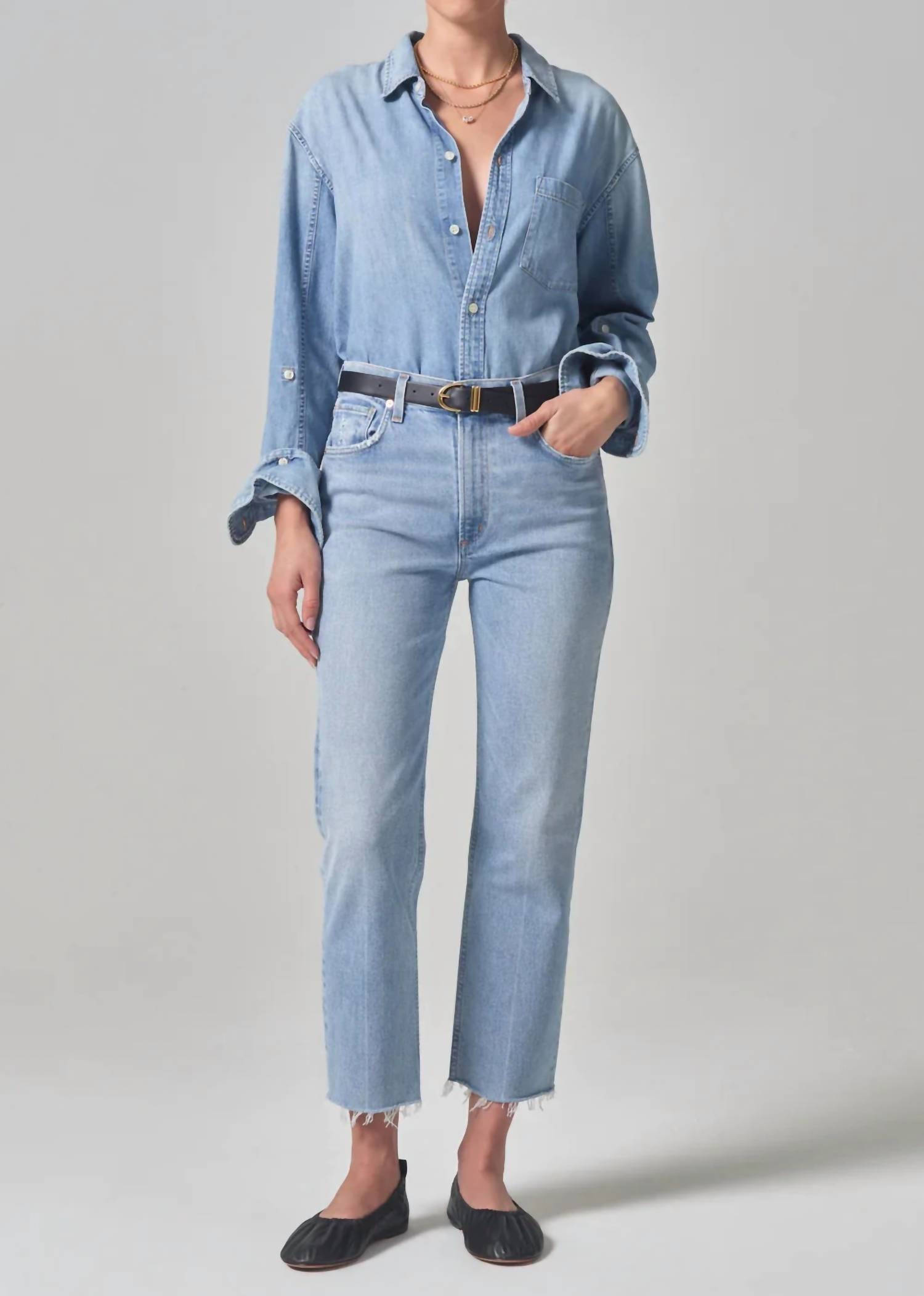 Citizens Of Humanity - Daphne Crop High Rise Jeans