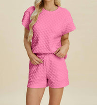 Double Take - Spring Ready Quilted Short Set