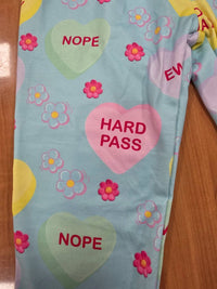 Bubbabeans - Women's Conversation Heart Leggings