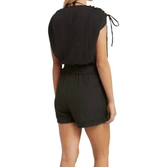 Elan - Sleeveless V Neck Romper