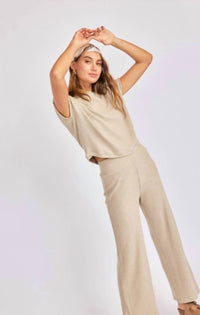 Sage The Label - Short Sleeve Relax Knit Top