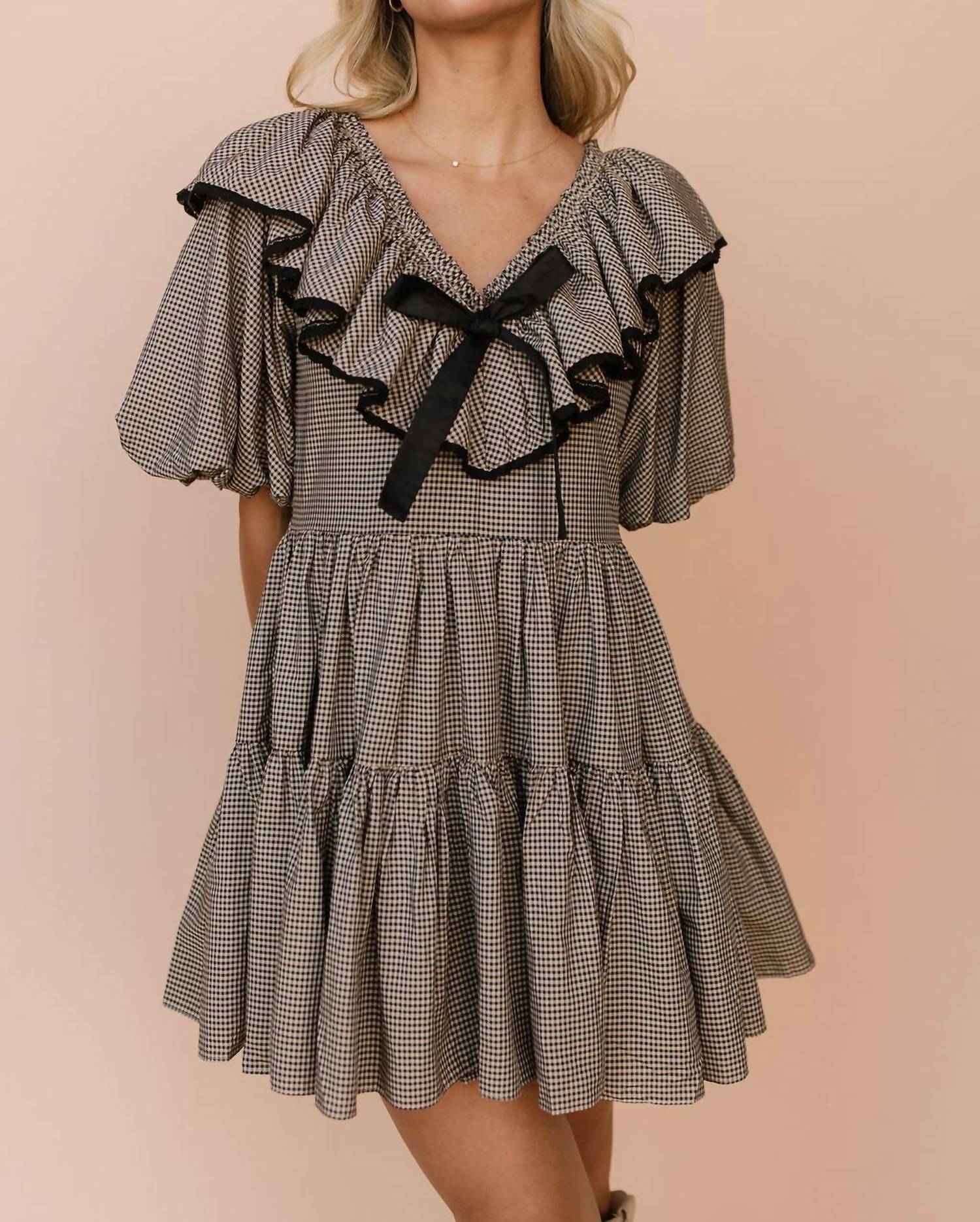 Sophie The Label - Grace Gingham Mini Dress