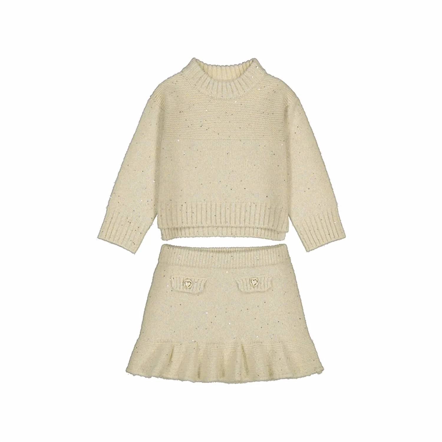 Abel & Lula - Sparkle Knit Skirt Set