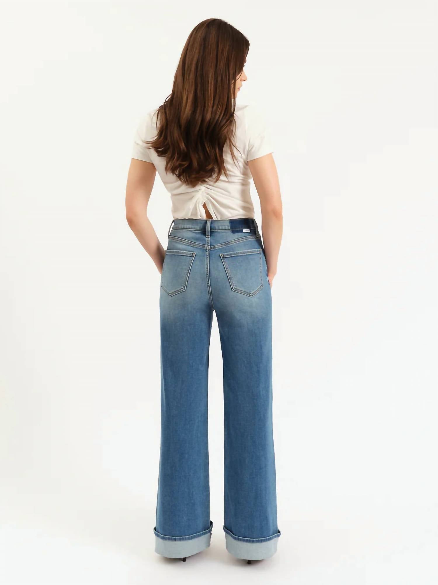Daze - Far Out High Rise Wide Leg Jeans