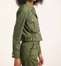 Derek Lam 10 Crosby - Celinora Cotton Drill Cropped Jacket