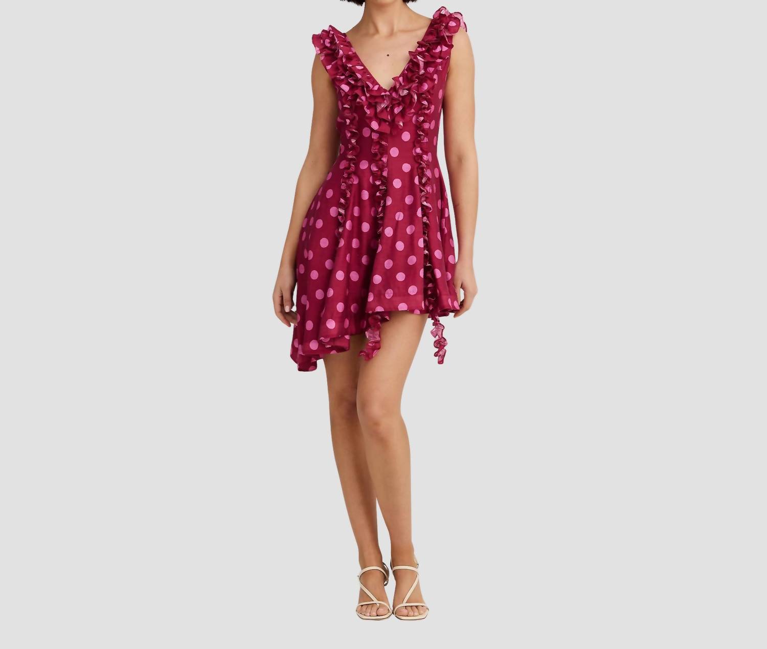 Aston Studio - Bianca Asymmetric Mini Dress