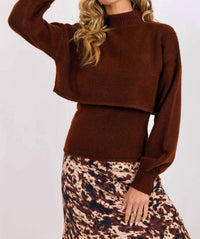 Sage The Label - Camilla Layered Two Piece Sweater