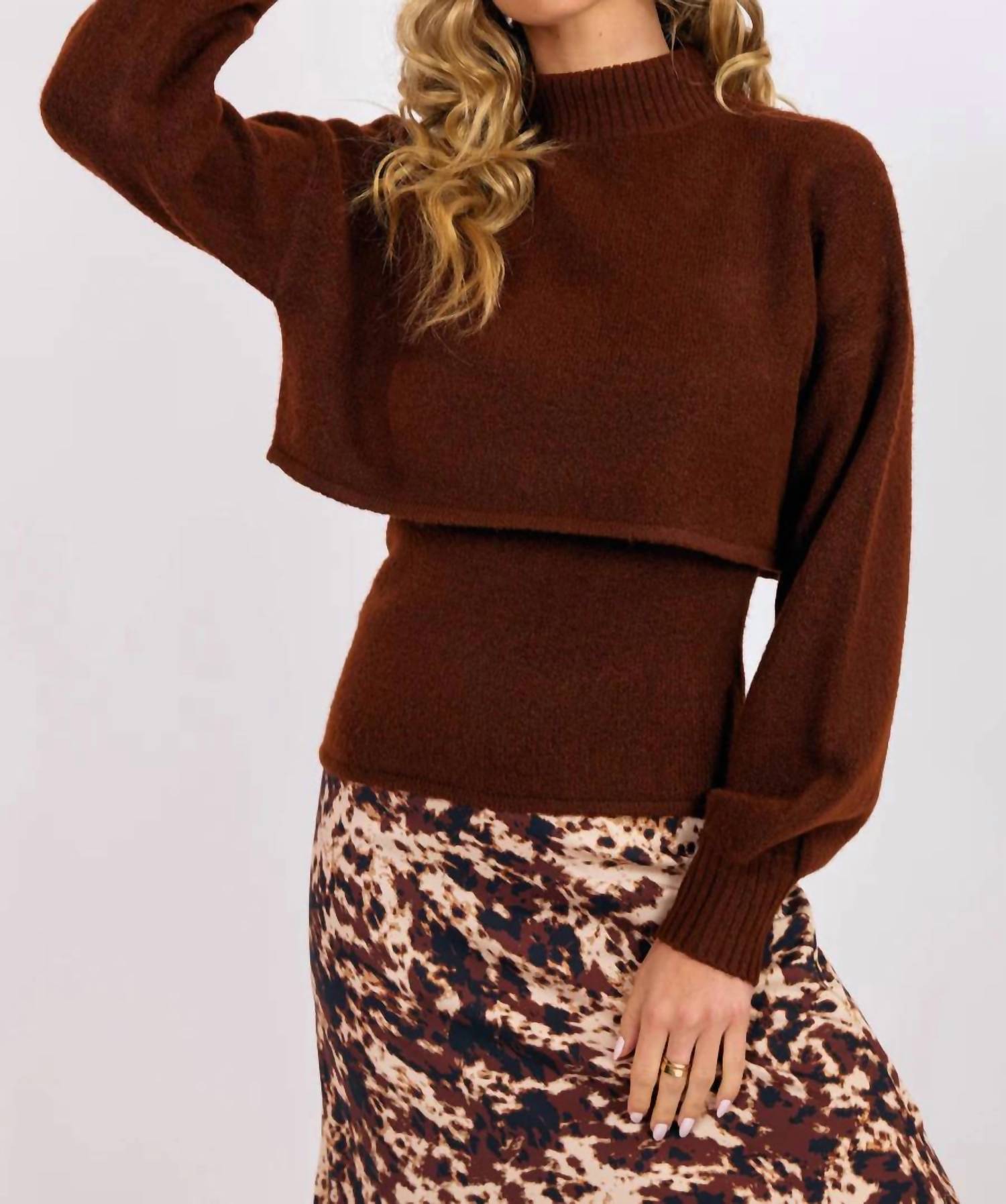 Sage The Label - Camilla Layered Two Piece Sweater