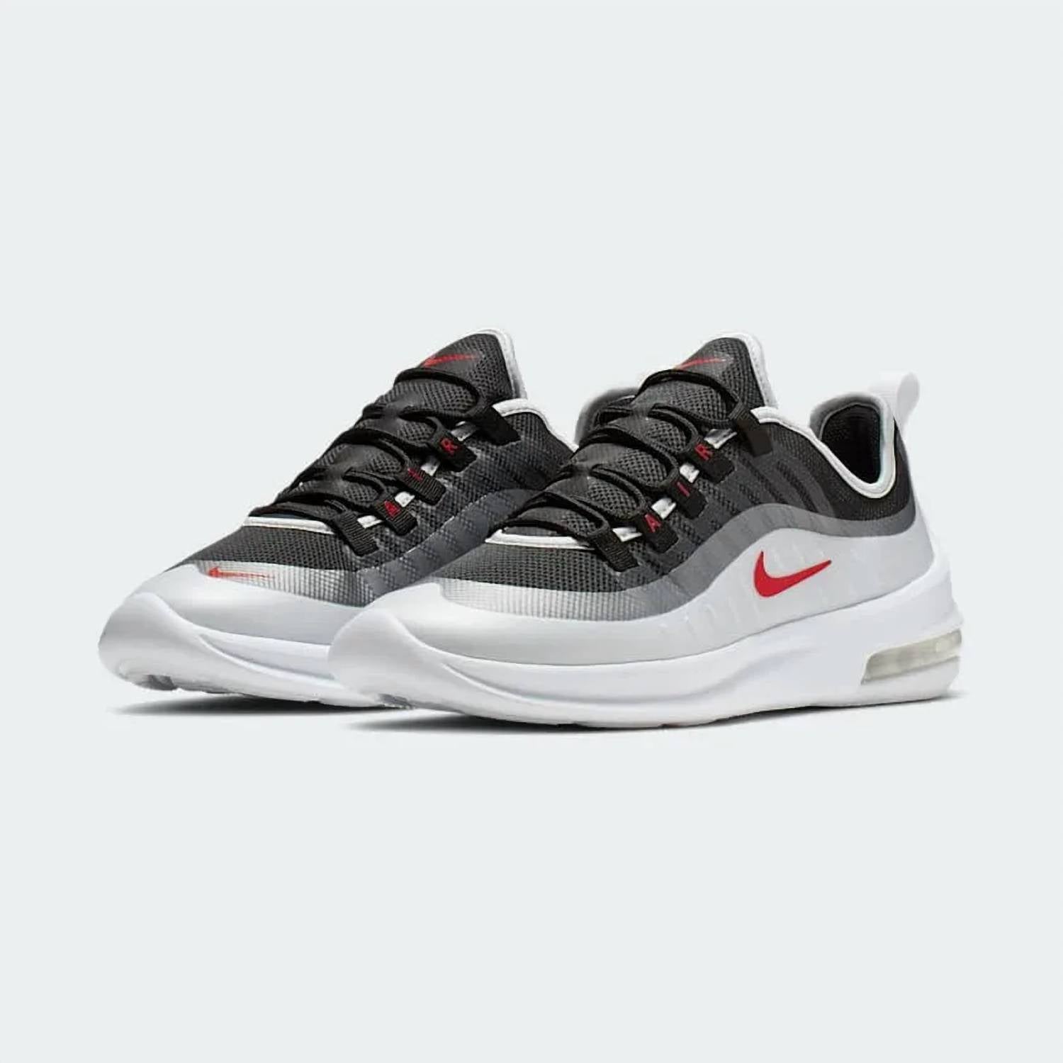 NIKE Men's Air Max Axis Shoe in white black - men's shoe - detail view