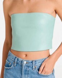 Susana Monaco - Faux Leather Tube Top