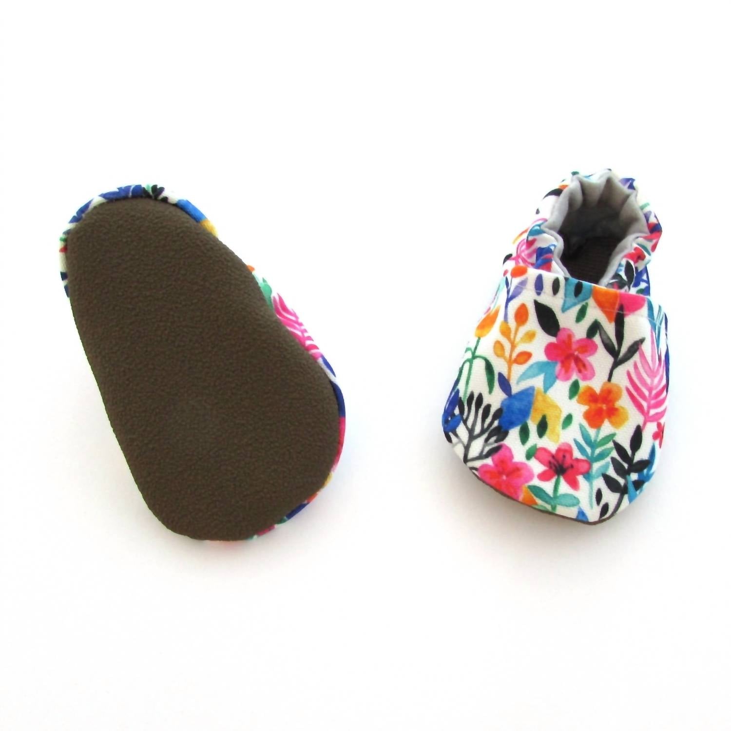 Cabooties - Baby Spring Floral Moccasins