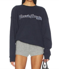 Favorite Daughter - Varsity Embroidered Sweatshirt
