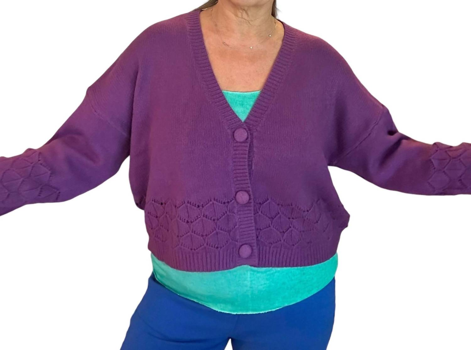 Made In Italy - Soft Knit Cardigan